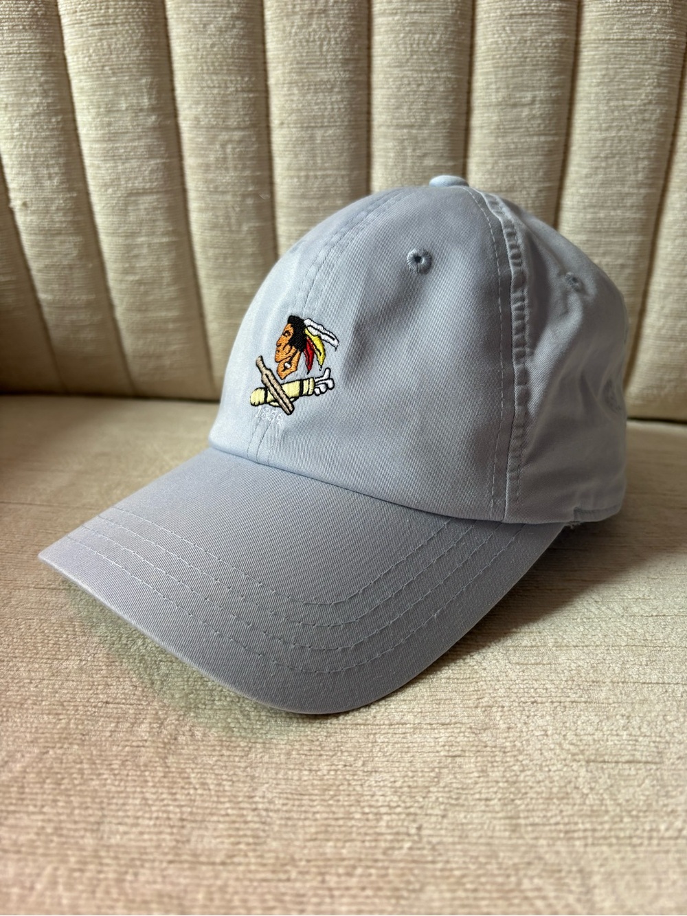 American Needle Chicago Blackhawks Hat Adjustable Light Blue Strapback Cap